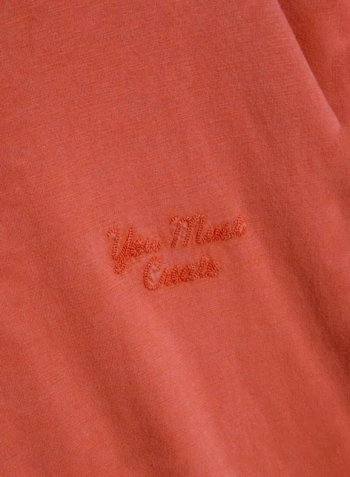 YMC Triple T Shirt Orange Mens TShirts
