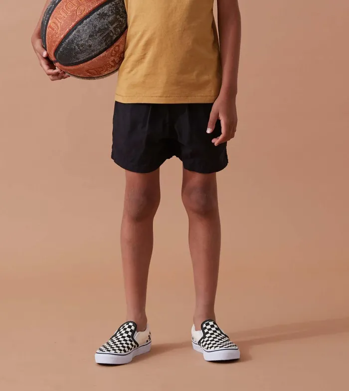 Zanerobe Kids Men Kids Box Short GD Black