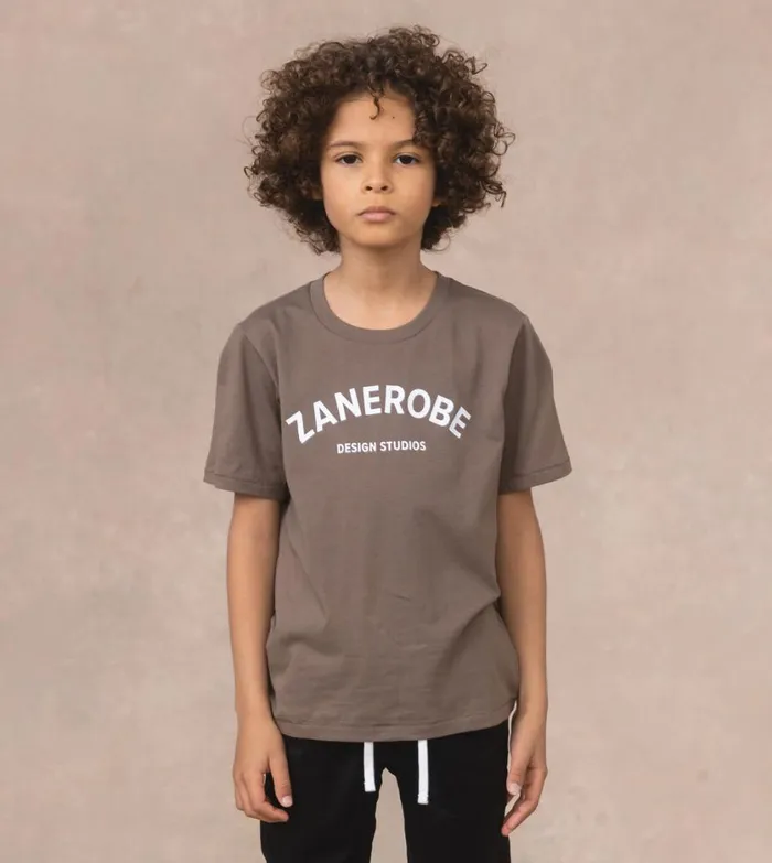 Zanerobe Kids Men Kids DS Box Tee Timber