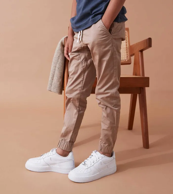 Zanerobe Kids Men Kids Smallshot LT Jogger GD Sandstone