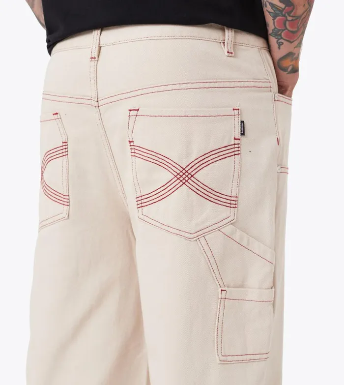 Zanerobe Pants Men Carpenter Pant Beige