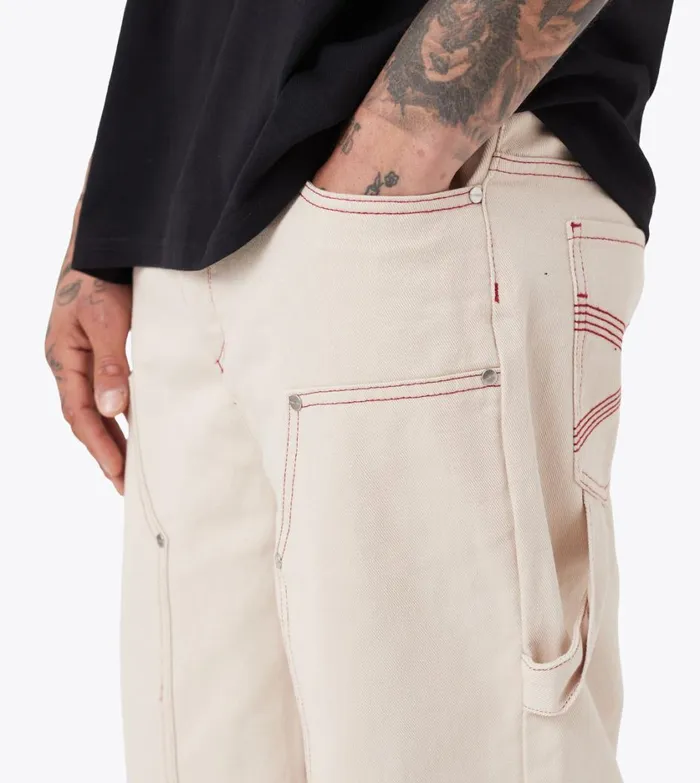 Zanerobe Pants Men Carpenter Pant Beige