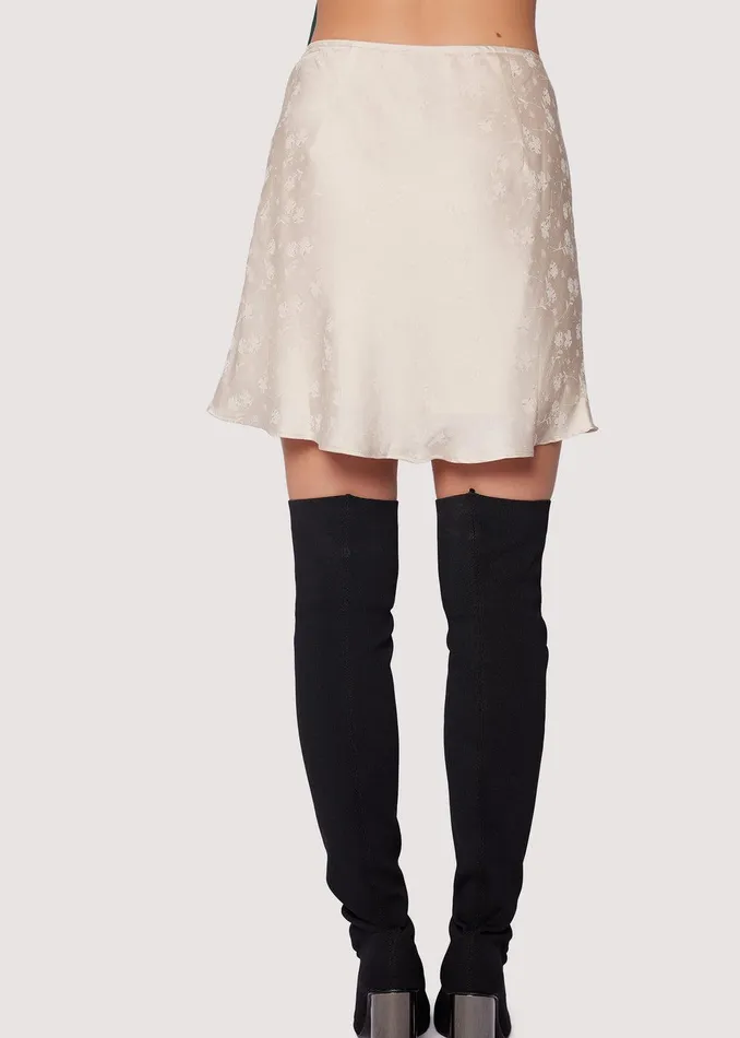 Zephyr Lily Mini Skirt Silver Women Lost Wander Skirts