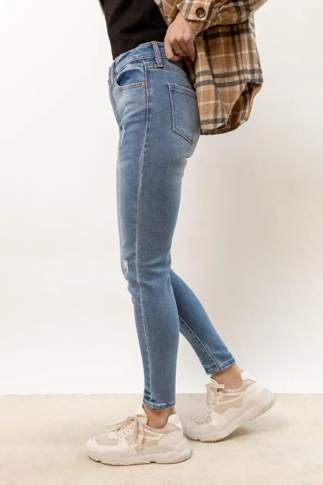 Zoie Skinny Jeans Medium Wash Women Bohme Denim